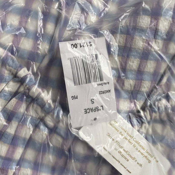 NWT L*Space Anika Mini Dress in Park Slope Gingham|NWT|Size S and M - Picture 3 of 3